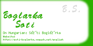 boglarka soti business card